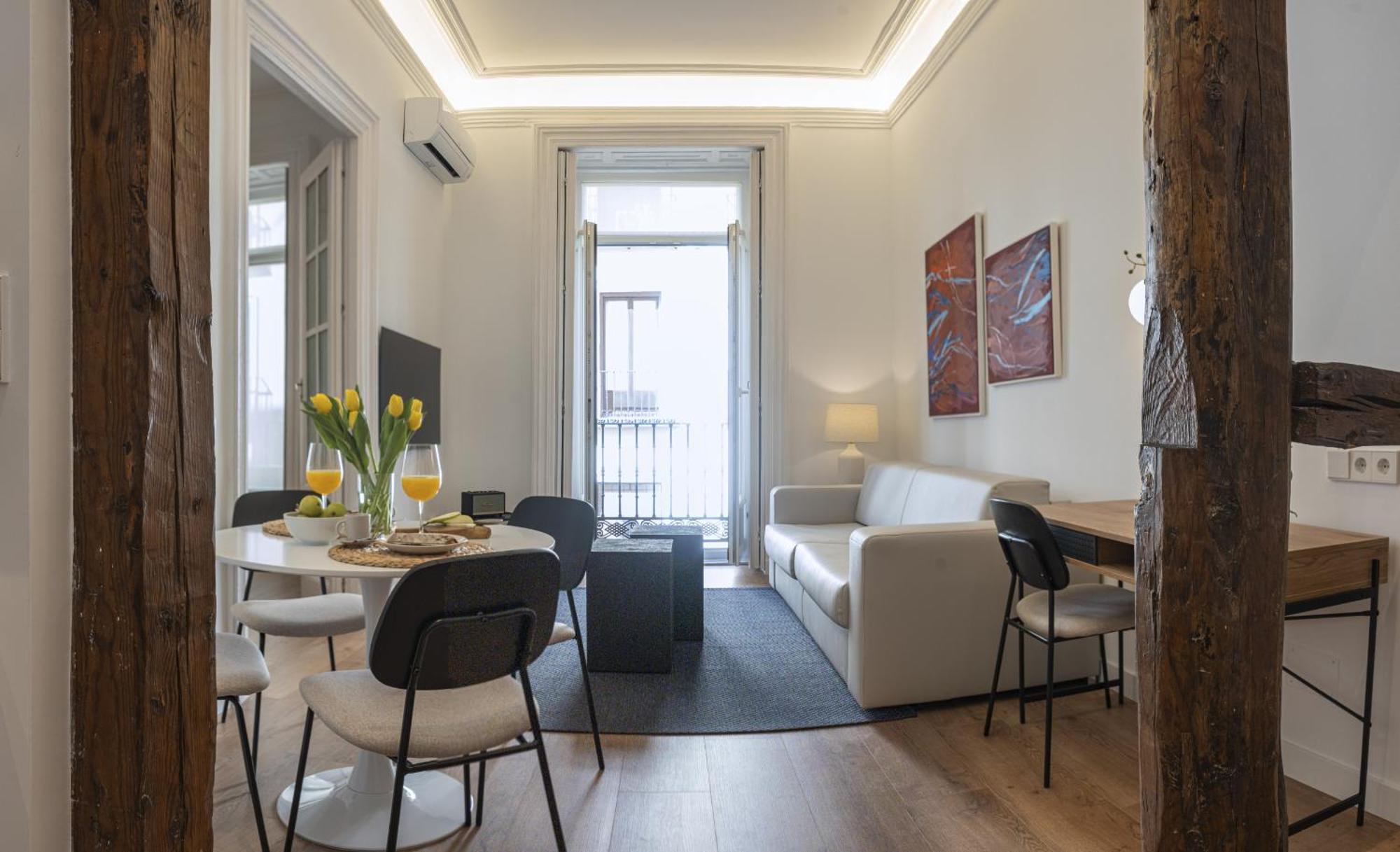 Justicia Centric Lejlighed Madrid Eksteriør billede